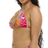 Printed Triangle Bikini Top