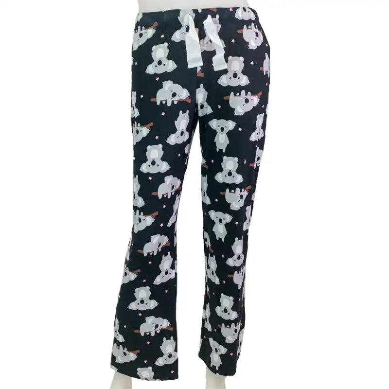 Ladies Koala Print Pajama Pants