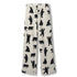 Bear Printed Women's Fuzzy Polar Pants