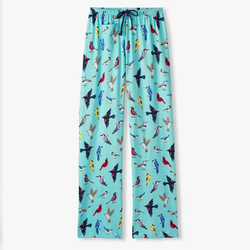 Little Blue House Sleep Pants Birds