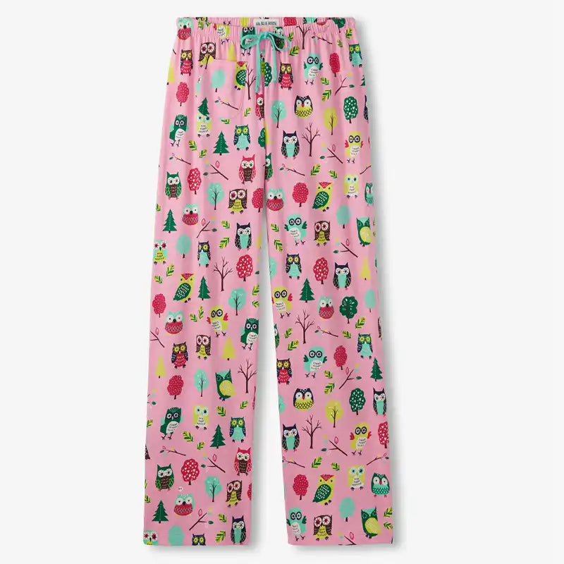 Little Blue House Sleep Pants  Owls