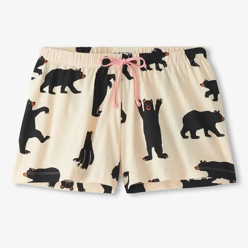 Black Bears Women's Pajama Short