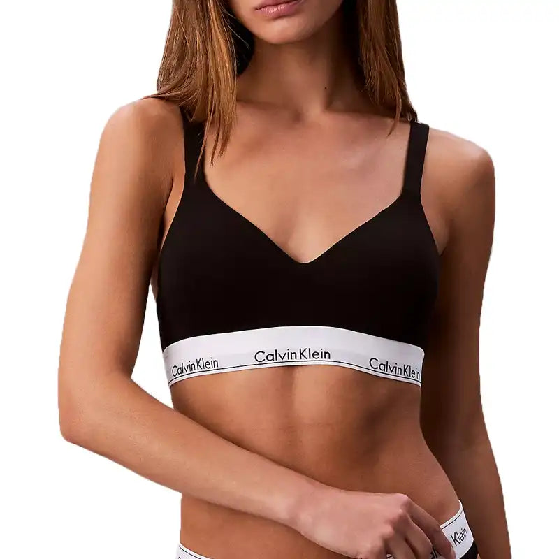 Black Calvin Klein Icon Cotton Modal Bralette
