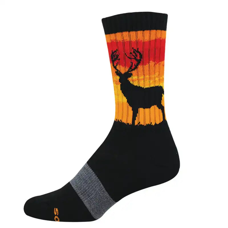 Compass Men's Merino Socks - Stag Wild
