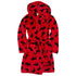 Moose on red Bath Robe
