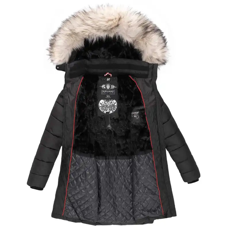 Inside Detail on Women's winter coat