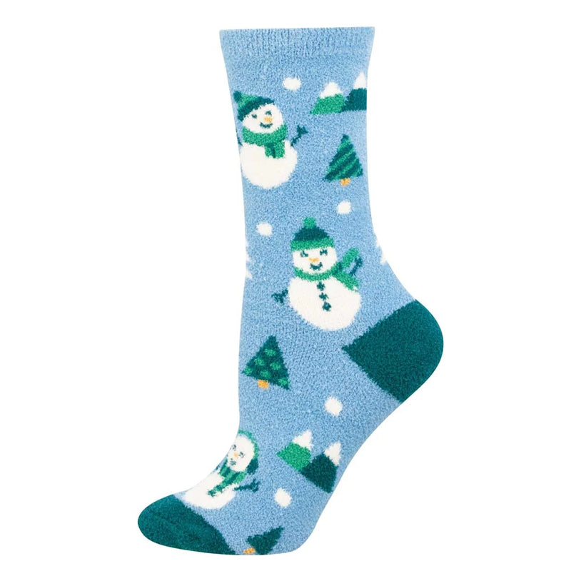 Pajama Knit Socks: Flurry Friends