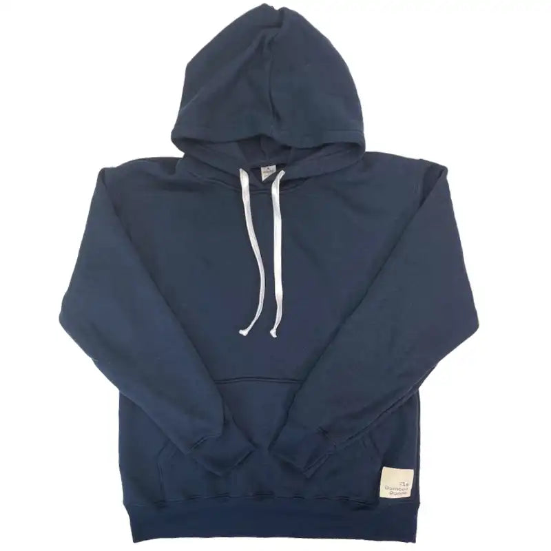 Navy Hooded Fleece Sweatshirt