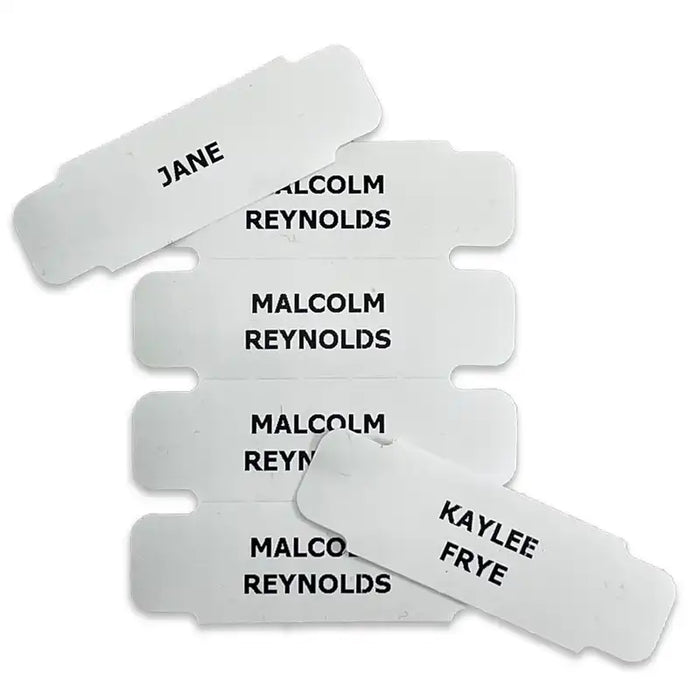 80 Iron-On Name Labels