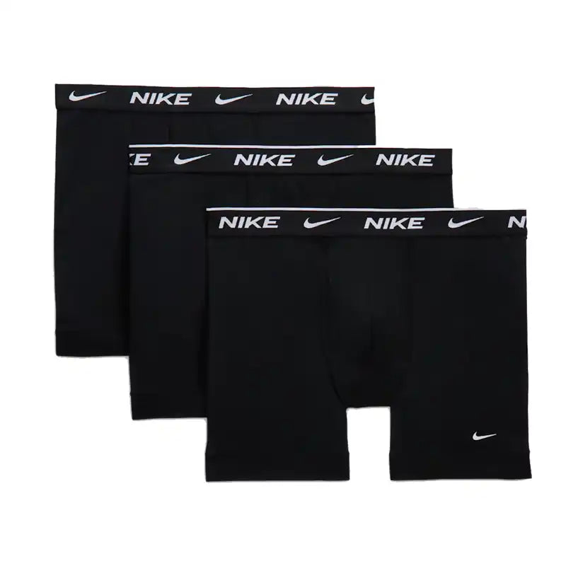 Nike Men's Cotton Boxer Briefs 3pk Black