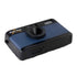 Blue and black camera with 'Camp Snap' branding on a white background