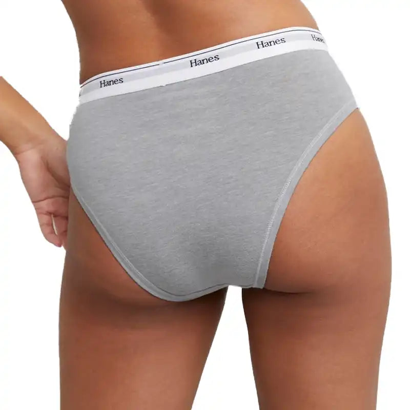 Hanes Originals Ladies Hi Legs 4 Pack Assorted