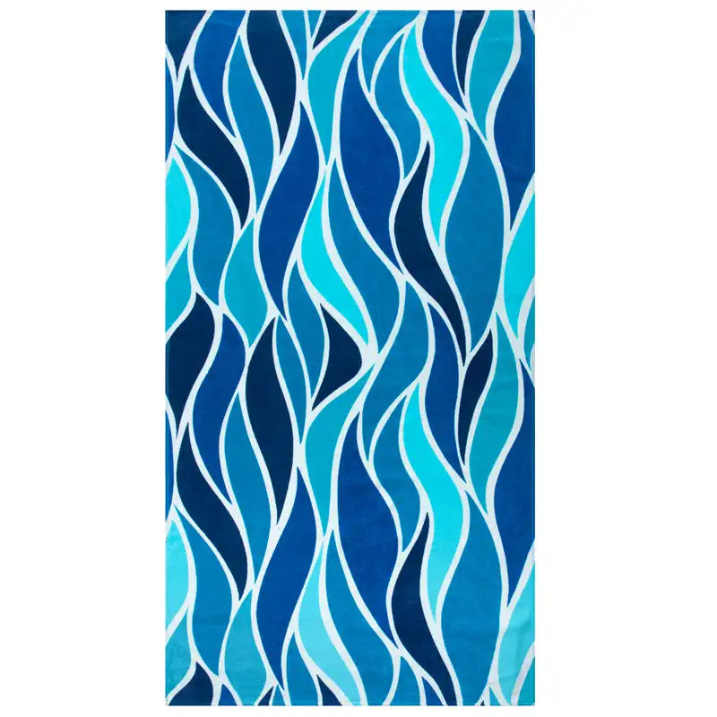 Beach Towel Blue Waves