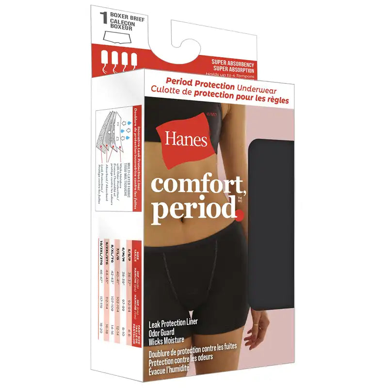 Period Ladies Boxer Brief Underwear
