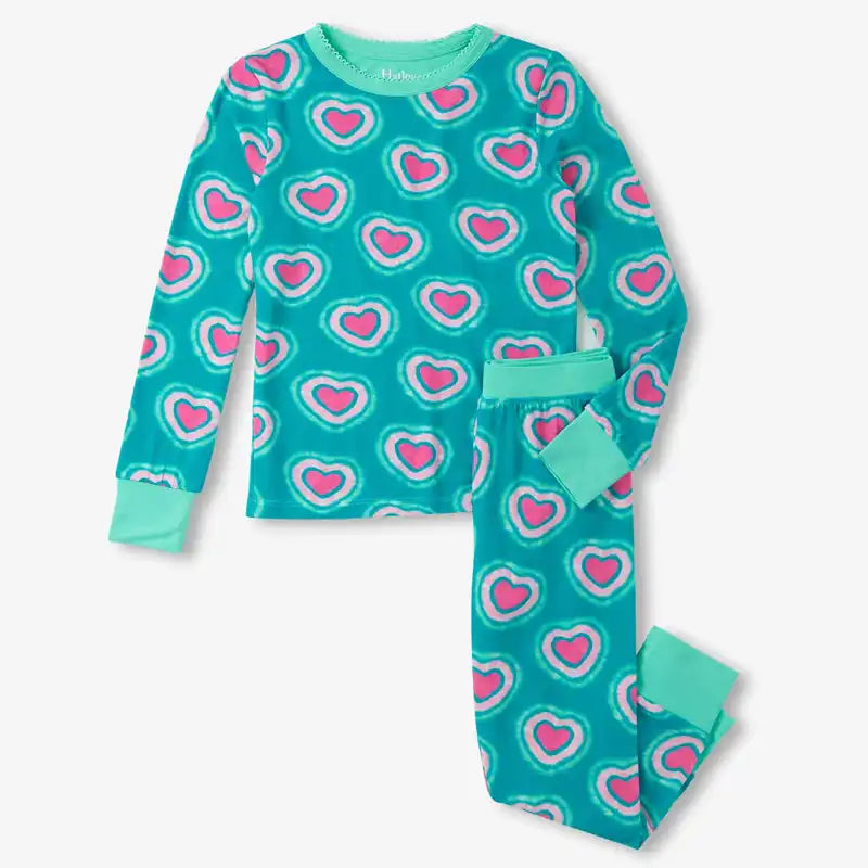 Girls Hatley Pajama SetsGlowing Hearts