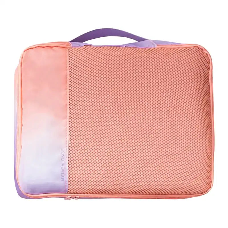 Gradient coloured mesh packing bag