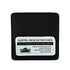A square black Duffel Rescue Patch with a white and black label from Stone Peak,