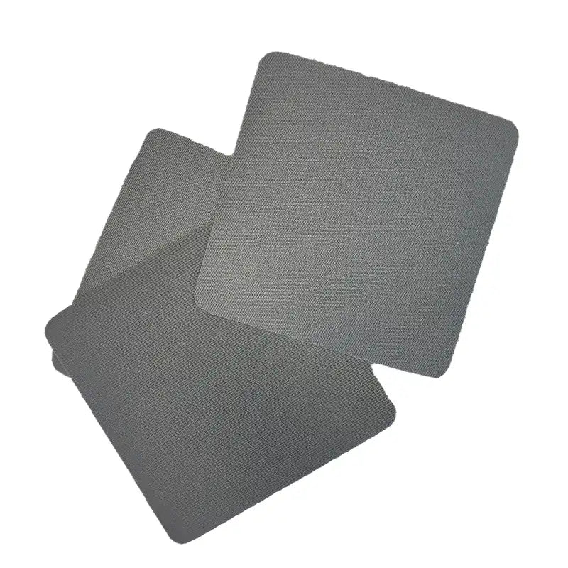 Nylon patches to repair small holes and wear throughs in Grey