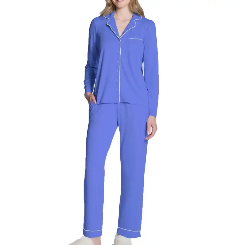 DKR Women's 2 piece PJ Set Periwinkle