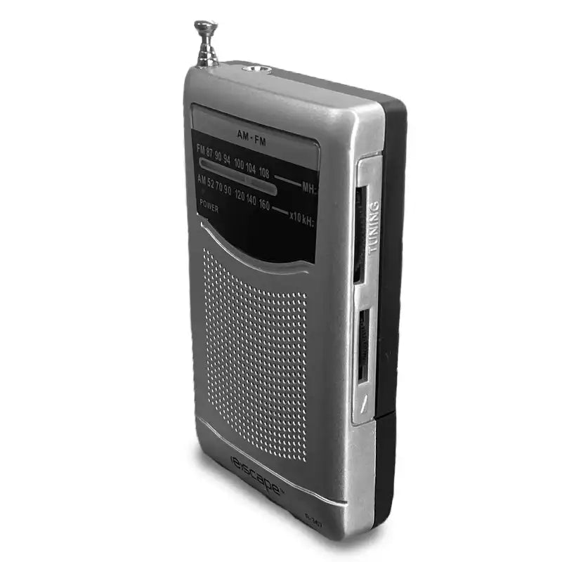 Portable radio with AM/FM tuner