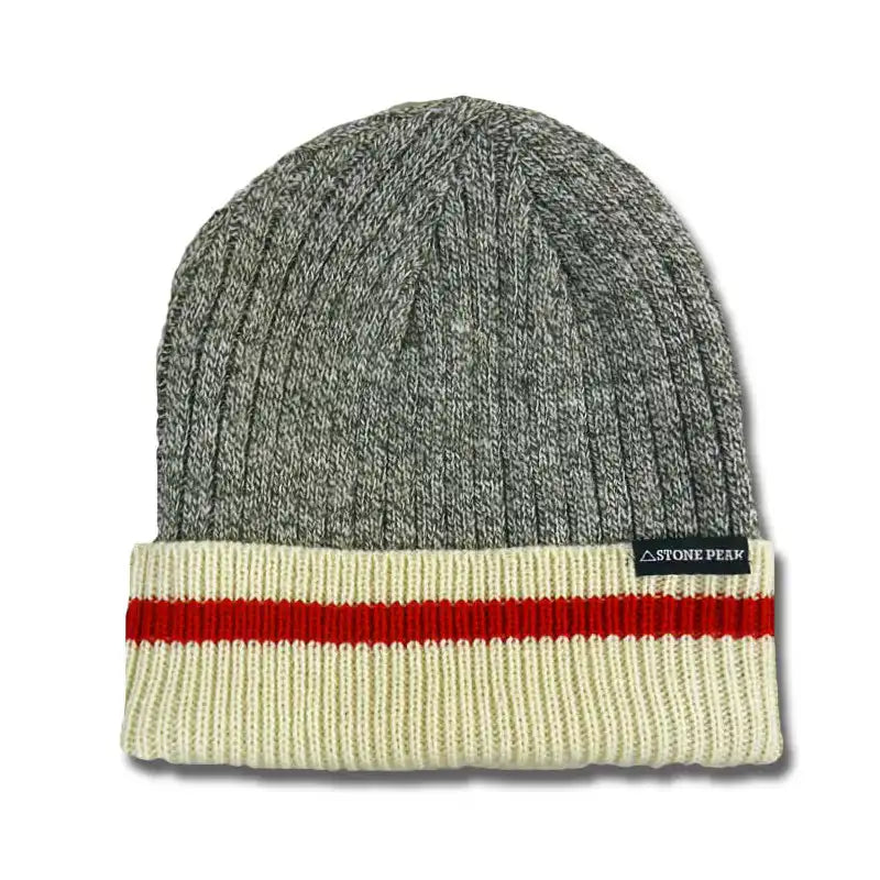 Resd Stripe Winter Hat