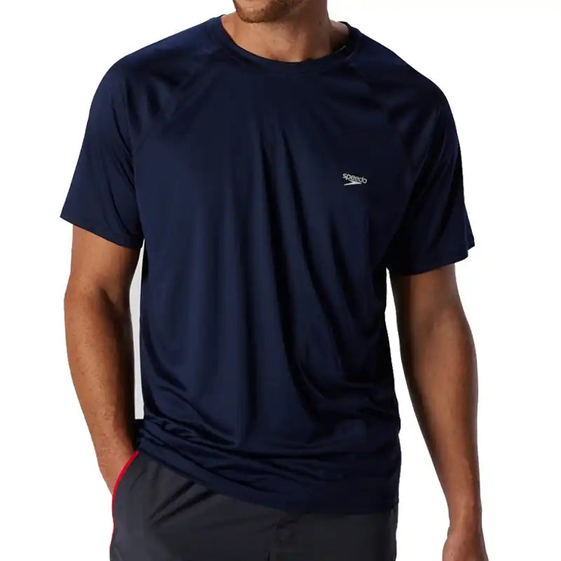 Navy Short Sleeve Swim Shirt