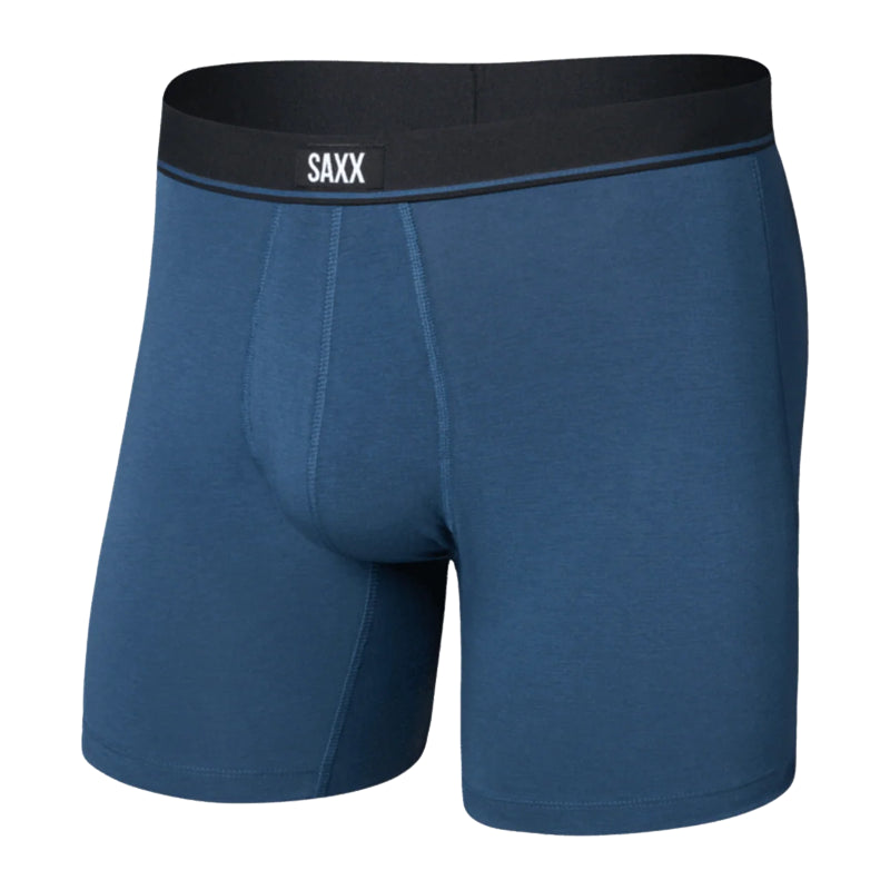 Saxx Men's Boxer Brief - Essential Cotton Dark Denim