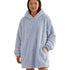 The Sherpa Plush fleece Hoodie in Blue