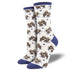 White 'Significant Otter' Women's Printed socks