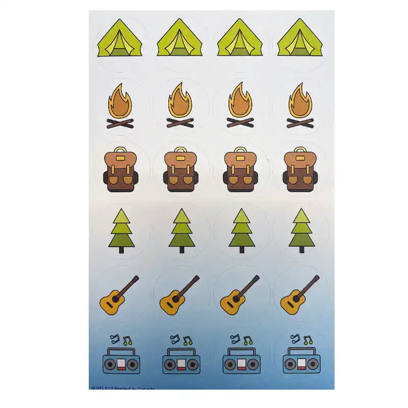 Stickers for Camper Stationery