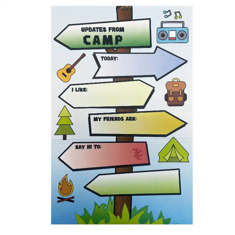 Creative Camper letter paper