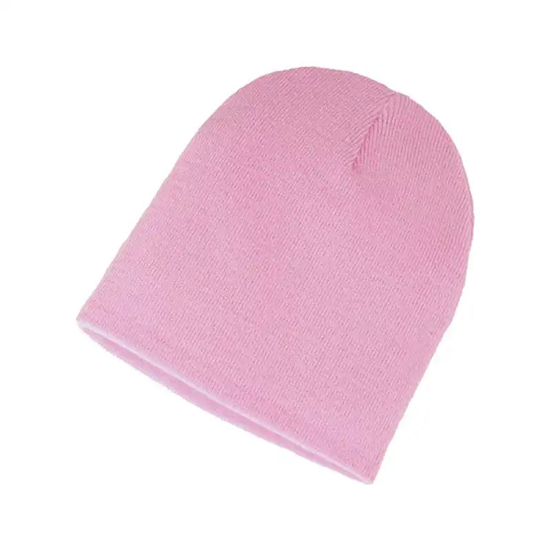 Pink Knit Beanie