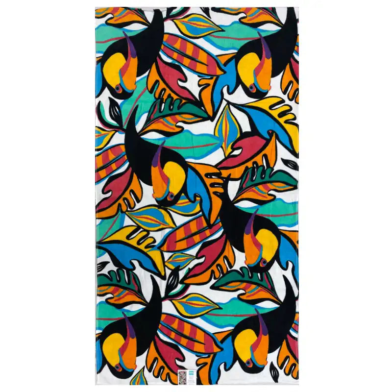 Cotton Beach Towel - Toucan