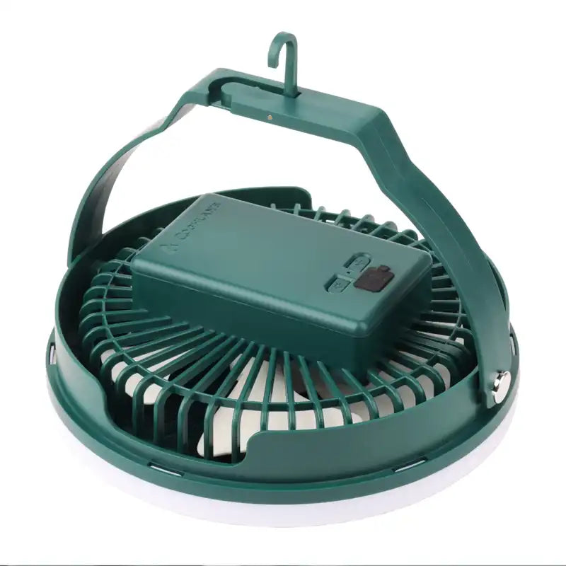 Hanging green portable fan