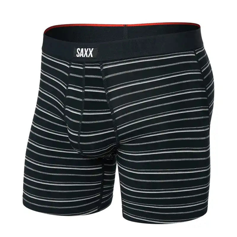Black Coastal Striped Saxx VibeXtra Men's Underwear
