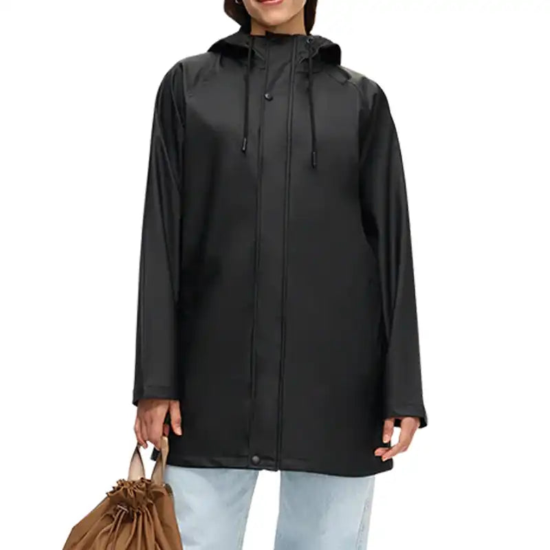 Women's Torrential Short Kombi Rain Jacket in Black