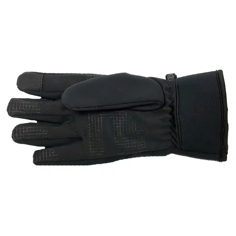 Black men's cold weather gloves