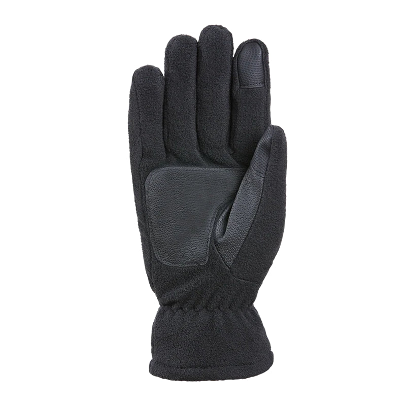 Kombi WindGuardian Fleece Gloves Front in Black