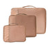 Caramel MyTagAlongs 3 Pack Packing Cubes