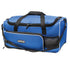Blue Gym duffel bag with white trim