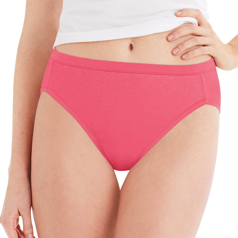 Fruit of the Loom Women's Heather Hi Cut Underwear, Assorted, Small :  : Fashion