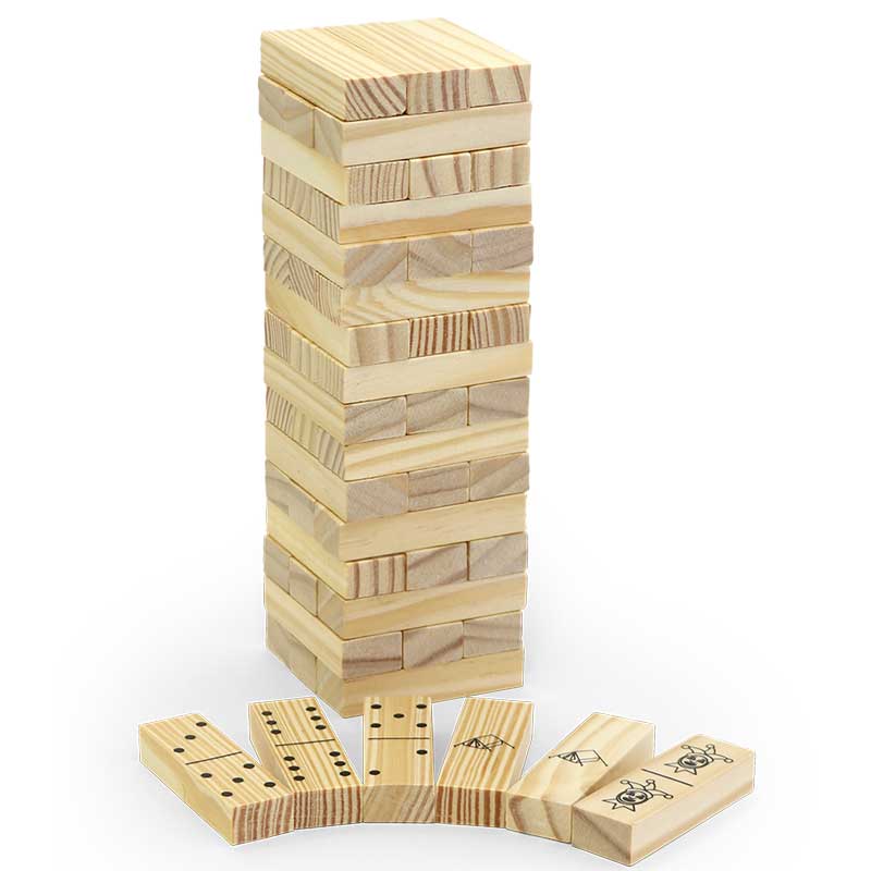 3 in 1 Wood Tower Game Kit