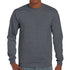 Dark Grey Round Neck Long Sleeve Tee