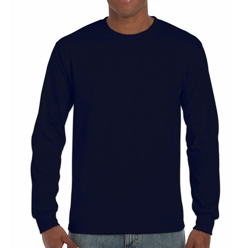 Navy Men;s Long Sleeve T Shirt