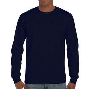 Navy Men;s Long Sleeve T Shirt