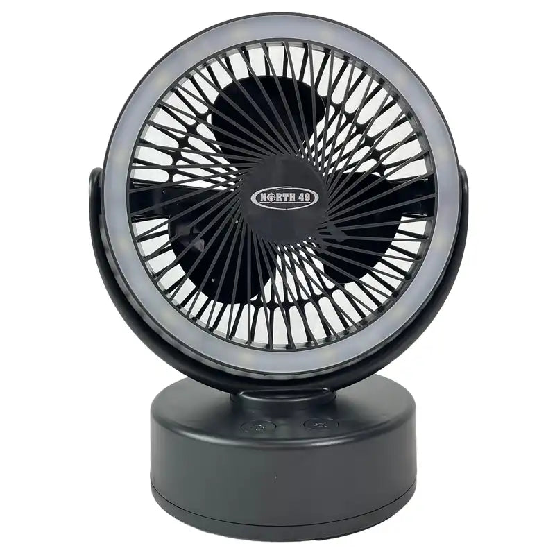 Tabletop Battery powered Fan and Light