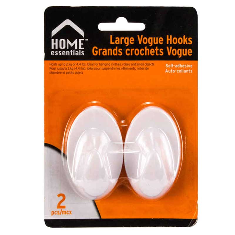 Package of Two Stick-On Utility Hooks