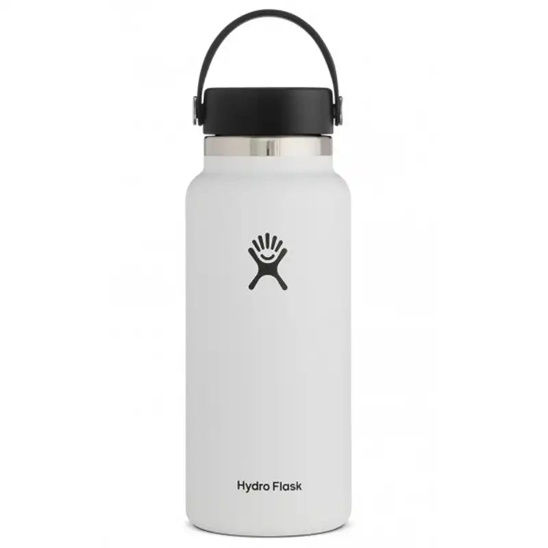 Hydro Flask 32oz Wide Mouth Bottle White