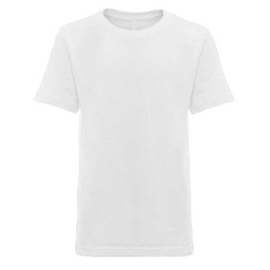 Kids White Cotton Tee Shirt
