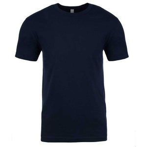 Black Men's Cotton Crew Neck Tee Shirt